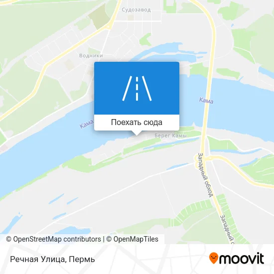 Карта Речная Улица