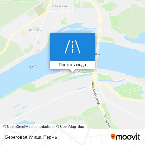 Карта Береговая Улица