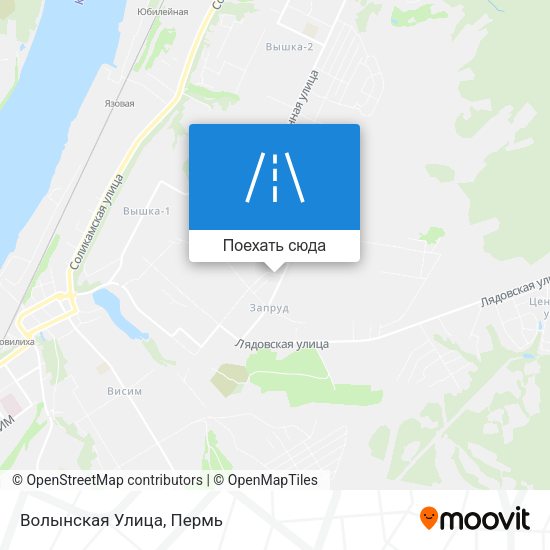 Карта Волынская Улица