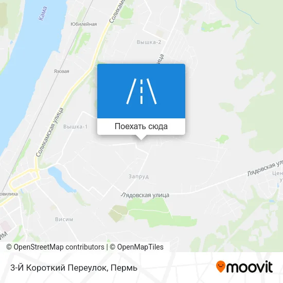 Карта 3-Й Короткий Переулок