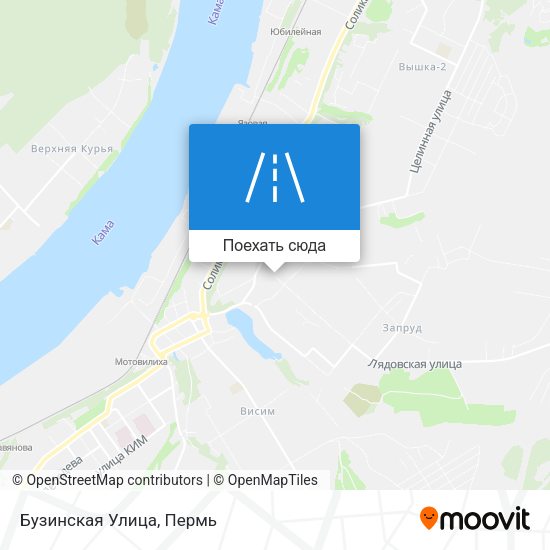Карта Бузинская Улица