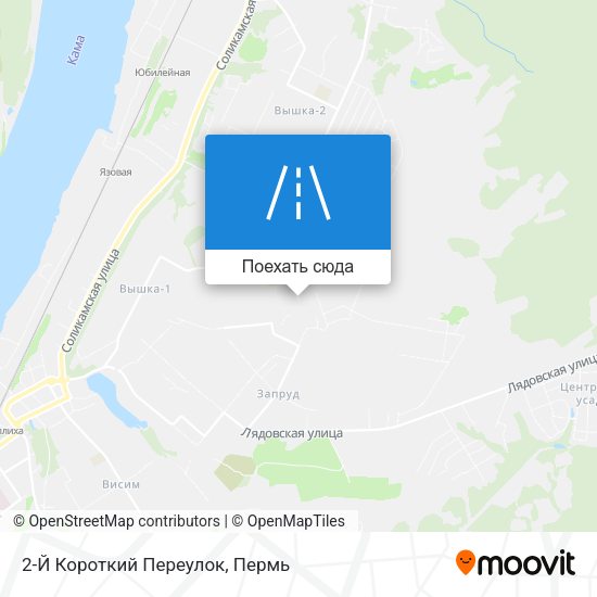 Карта 2-Й Короткий Переулок