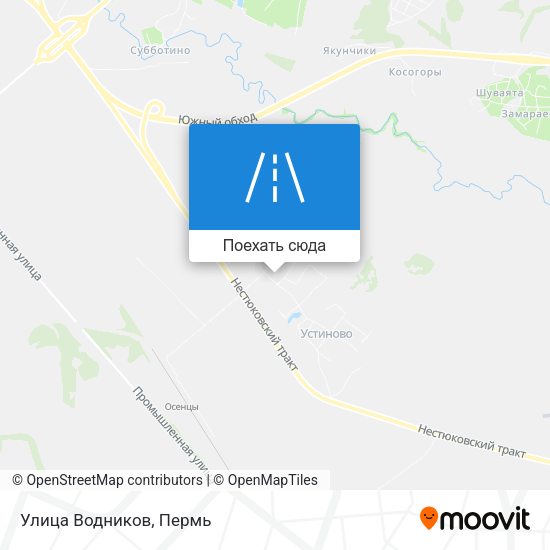 Карта Улица Водников
