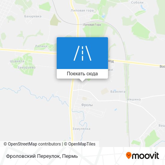 Карта Фроловский Переулок