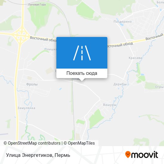 Карта Улица Энергетиков
