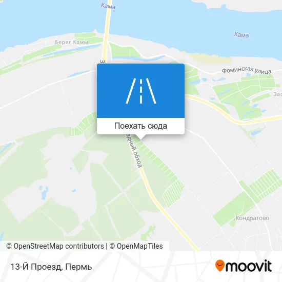 Карта 13-Й Проезд