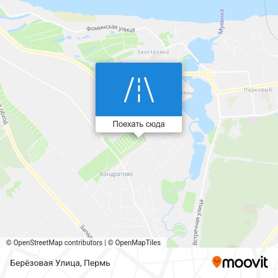 Карта Берёзовая Улица