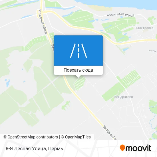 Карта 8-Я Лесная Улица