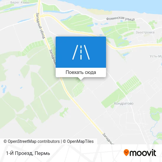 Карта 1-Й Проезд