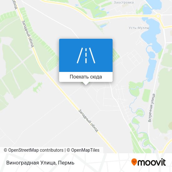 Карта Виноградная Улица