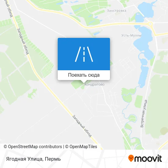Карта Ягодная Улица
