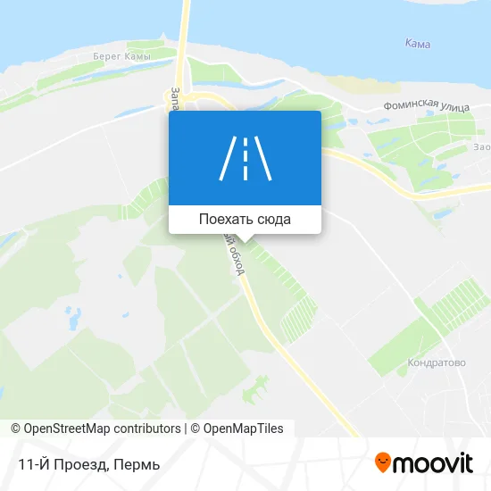 Карта 11-Й Проезд