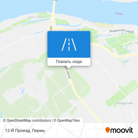 Карта 12-Й Проезд