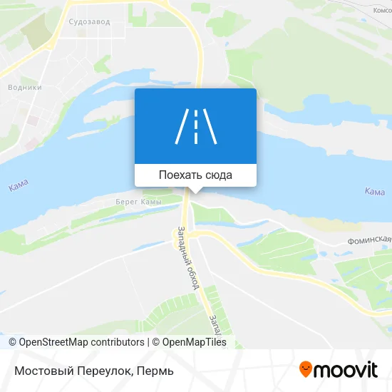 Карта Мостовый Переулок