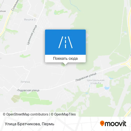 Карта Улица Братчикова