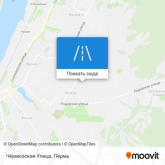 Карта Чёрмозская Улица