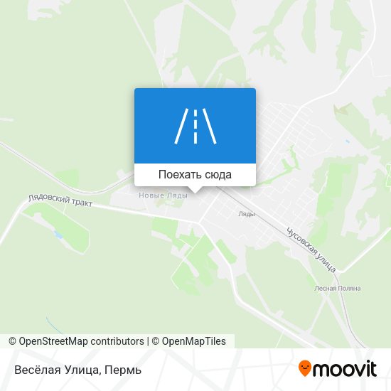 Карта Весёлая Улица