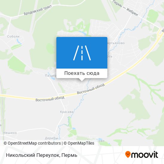 Карта Никольский Переулок