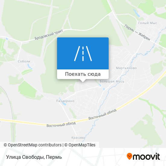 Карта Улица Свободы