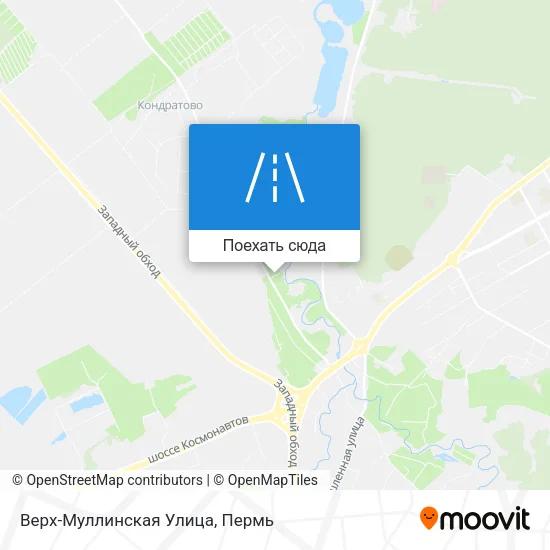 Карта Верх-Муллинская Улица