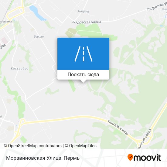 Карта Моравиновская Улица
