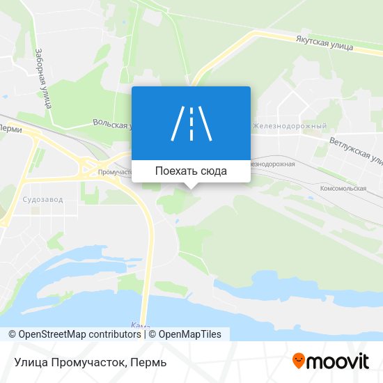 Карта Улица Промучасток