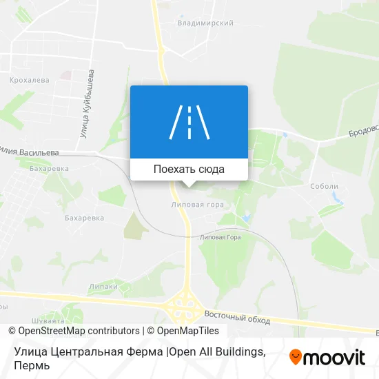 Карта Улица Центральная Ферма |Open All Buildings