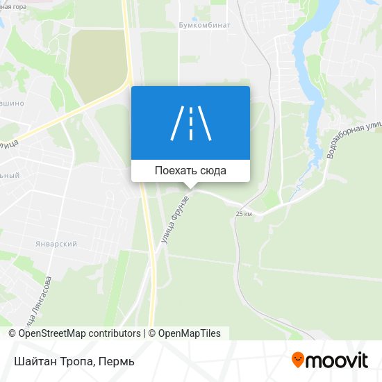 Карта Шайтан Тропа