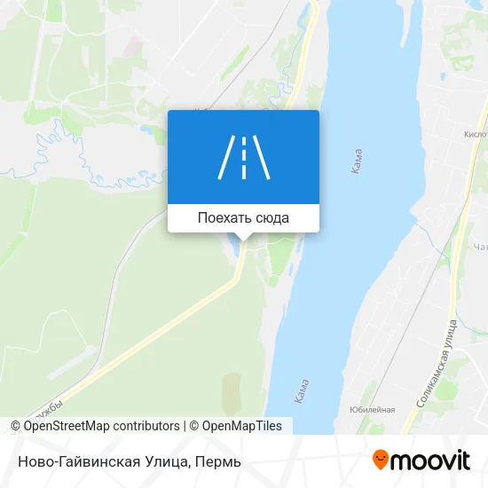 Карта Ново-Гайвинская Улица