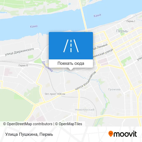 Карта Улица Пушкина