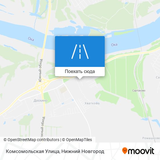 Карта Комсомольская Улица
