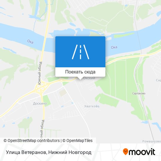 Карта Улица Ветеранов
