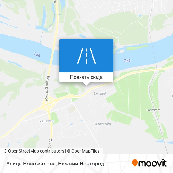 Карта Улица Новожилова