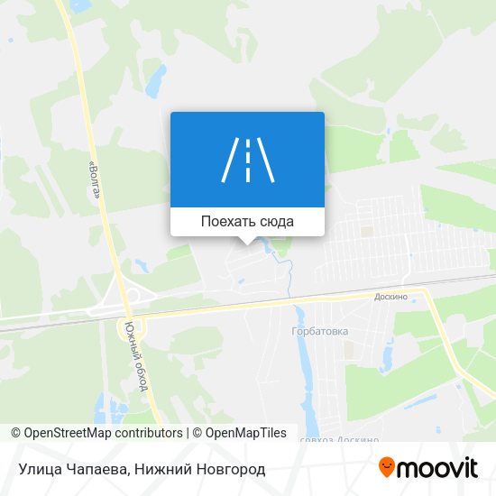 Карта Улица Чапаева