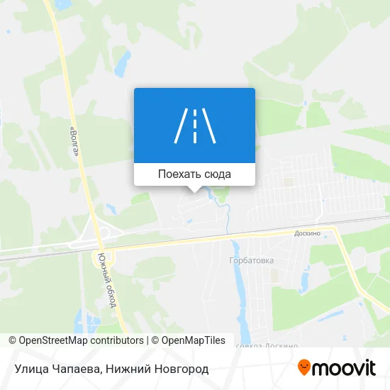 Карта Улица Чапаева