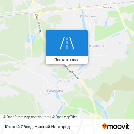 Карта Южный Обход