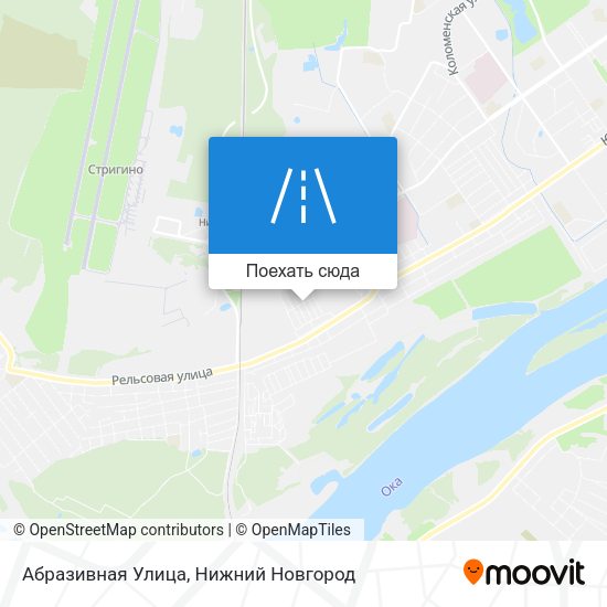 Карта Абразивная Улица