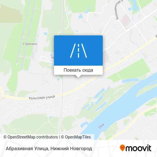 Карта Абразивная Улица