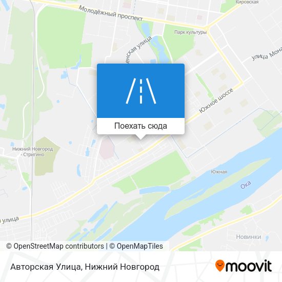 Карта Авторская Улица
