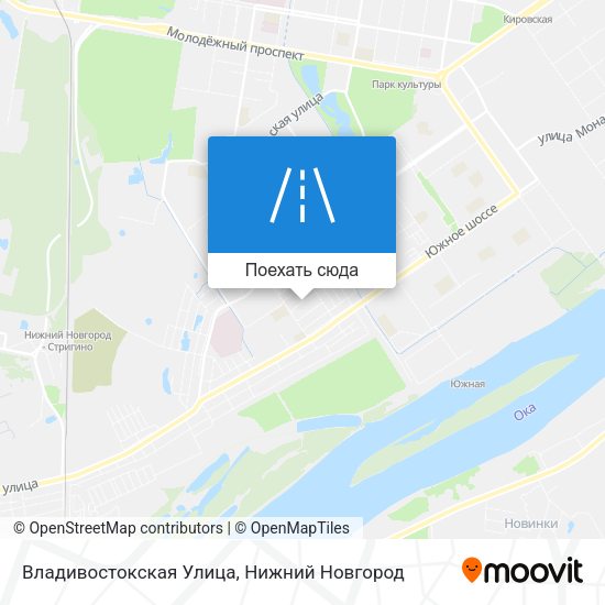 Карта Владивостокская Улица