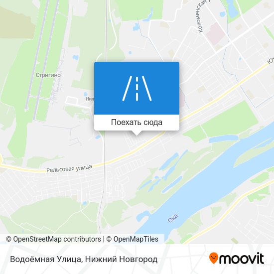 Карта Водоёмная Улица