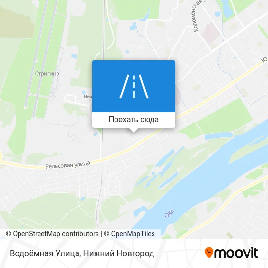 Карта Водоёмная Улица