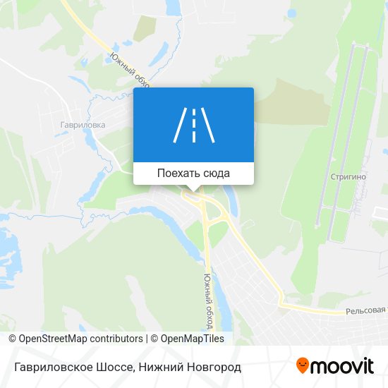 Карта Гавриловское Шоссе
