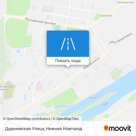 Карта Дуденевская Улица