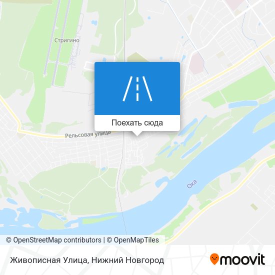 Карта Живописная Улица