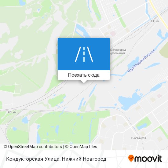 Карта Кондукторская Улица