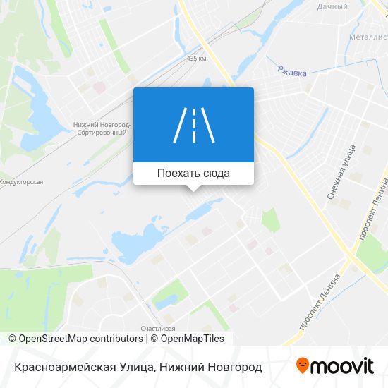 Карта Красноармейская Улица