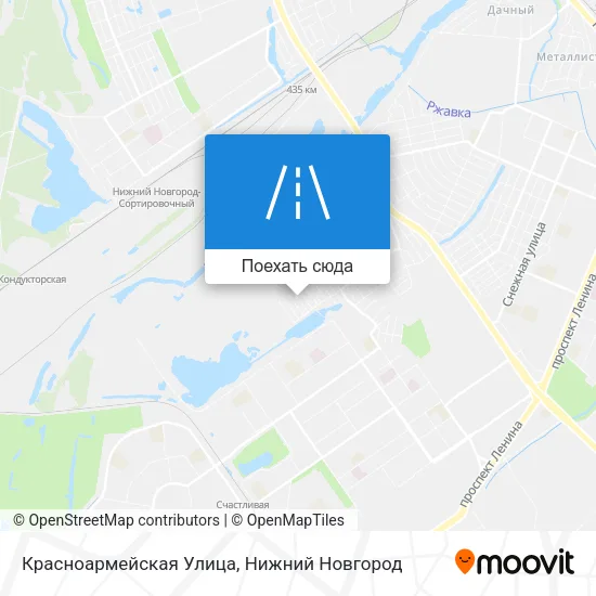 Карта Красноармейская Улица