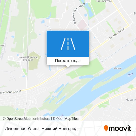 Карта Лекальная Улица
