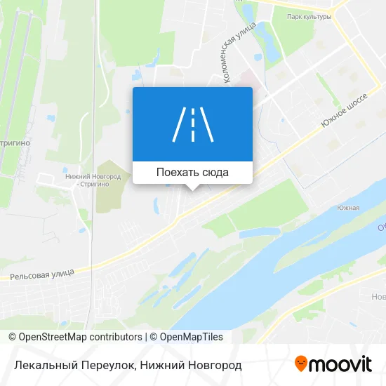 Карта Лекальный Переулок